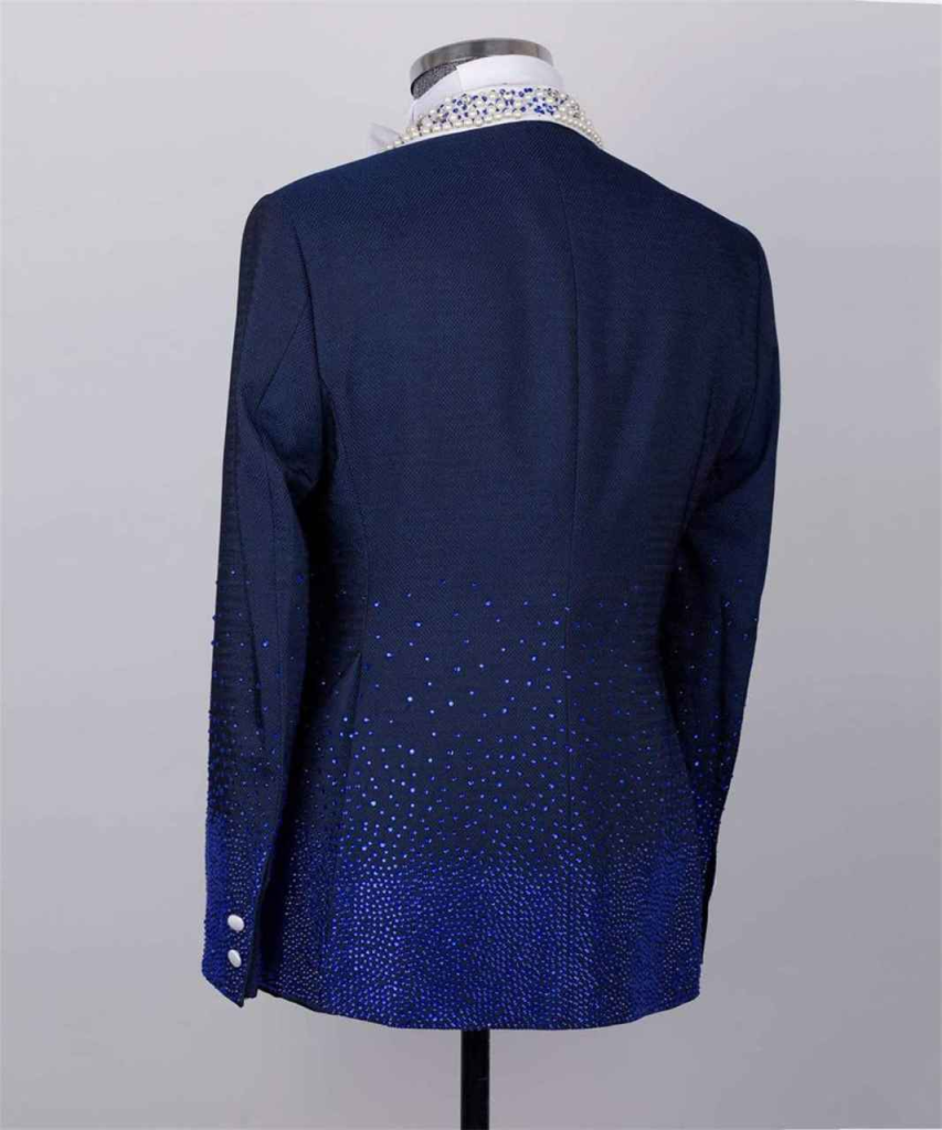 Men's Luxury Tuxedo with RoyalBlue Stone Shawl Lapel One Button Dinner Blazer for Prom Party Wedding