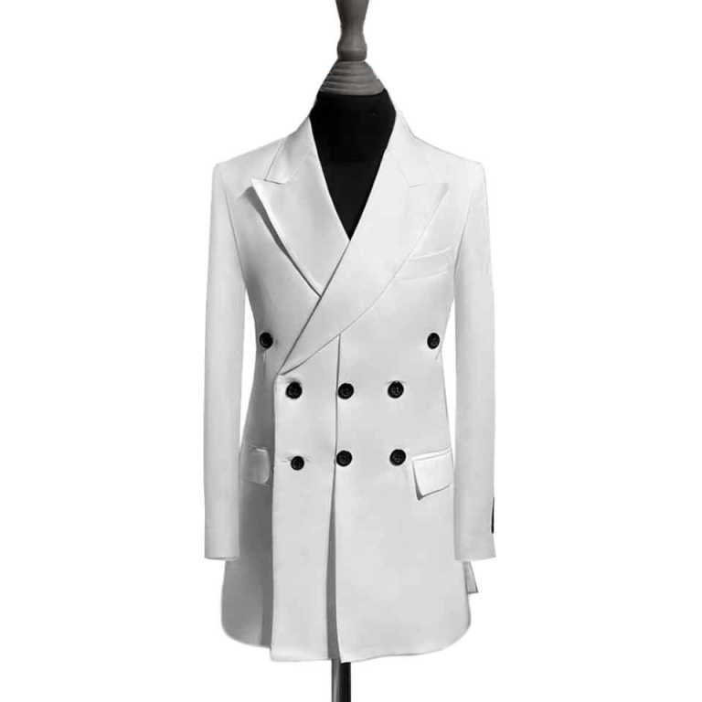 Men's Blazer Business Peak Lapel Suit Jacket Homecoming Speech Christmas
