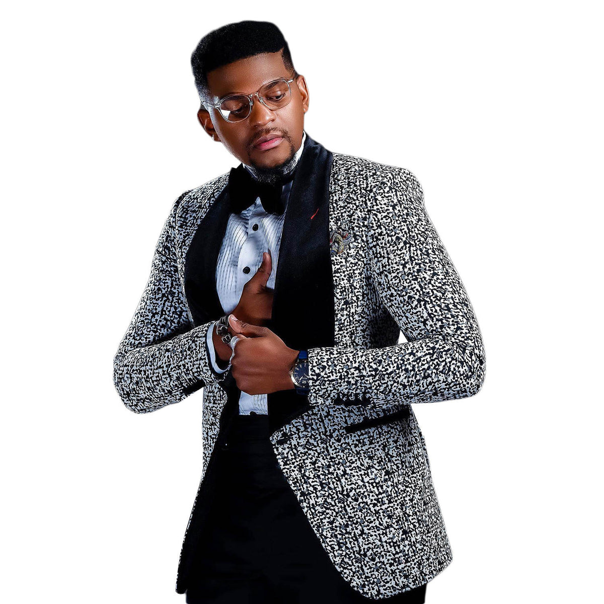 Men's Vintage Corduroy Suit 2 Piece Set, Loose Notch Lapel Blazer & Adjustable Waist Trousers