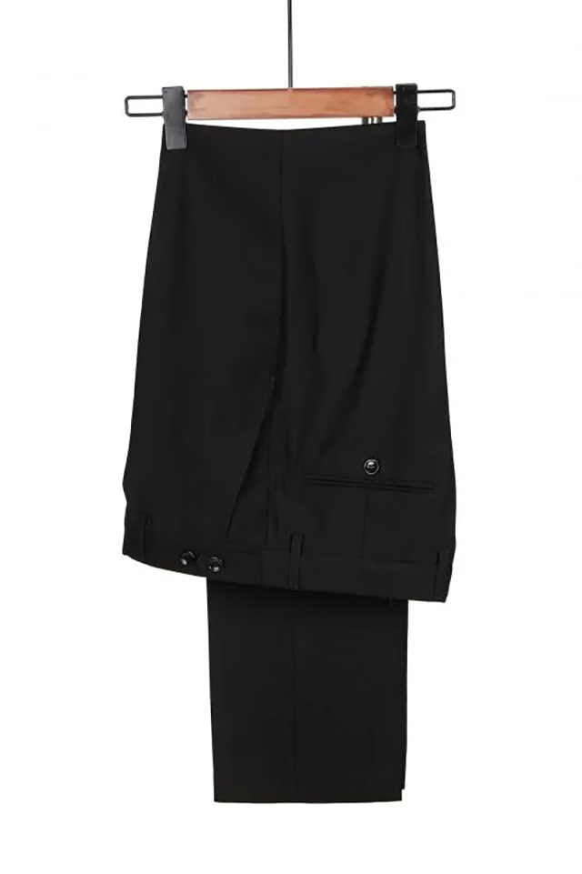 Men's Black Glitter Tweed Tuxedo, Velvet Shawl Lapel with Gradient Black & White Beads, Slim Formal Blazer & Waistcoat for Wedding Stage Show