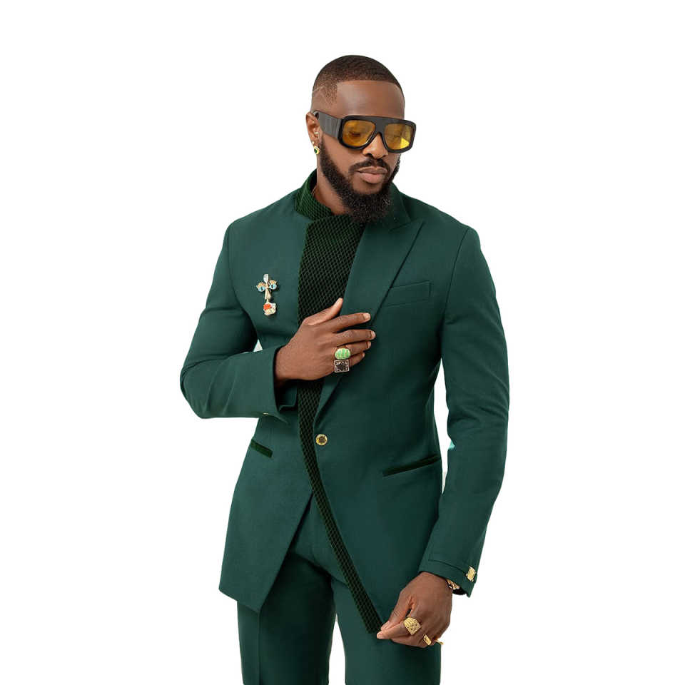 Trim Fit Wedding Tuxedos 2 Piece Set Jacket Pants One Button Men Suit Handsome Groom Business Evening Suit Customized